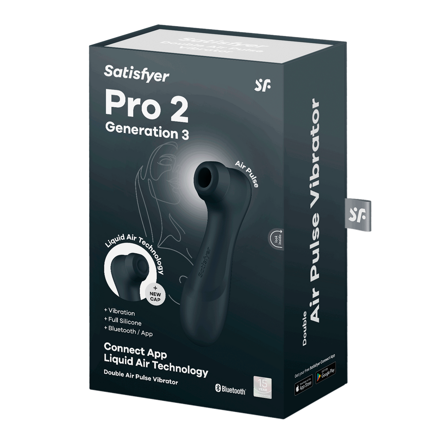Satisfyer Pro 2 Generation 3 | Dispositivo com Ondas de Pressão e Vibração | Compatível com App | Silicone Macio