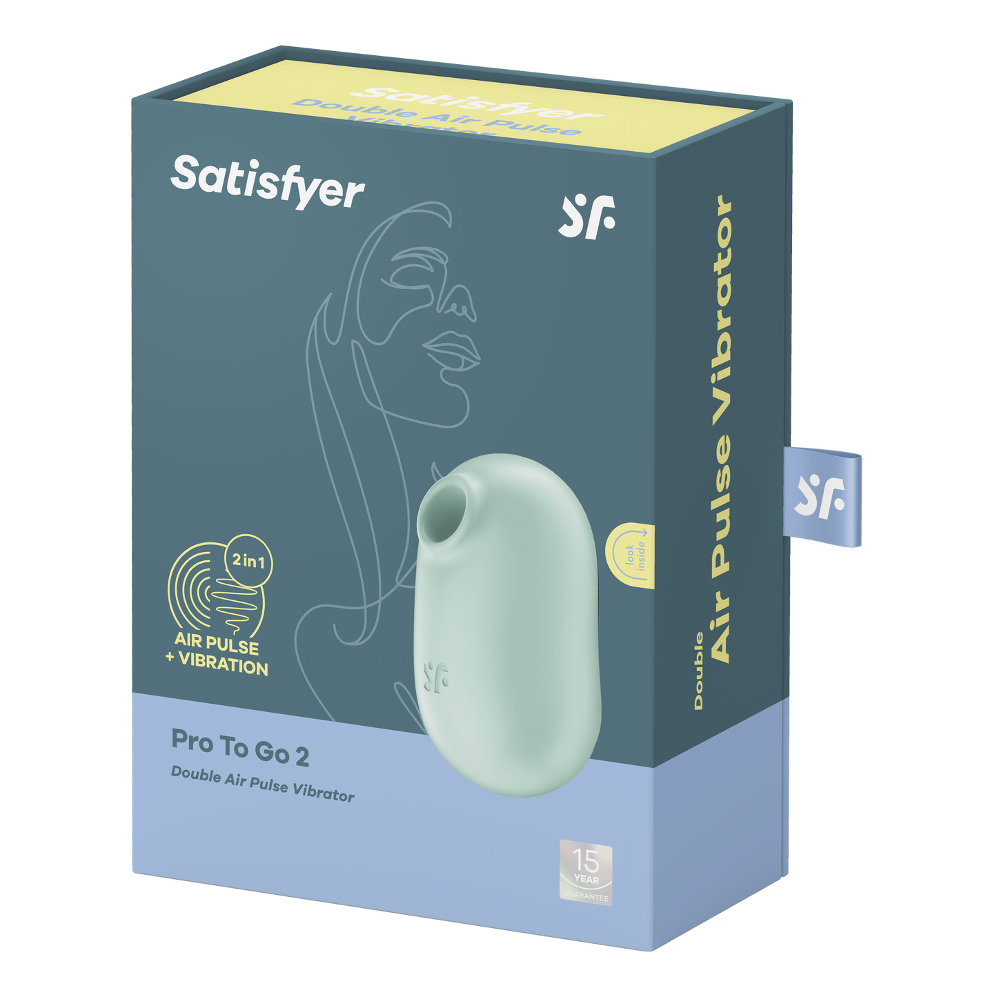 Vibrador Satisfyer Feminino Portátil – Satisfyer Pro To Go 2 com Dupla Estimulação