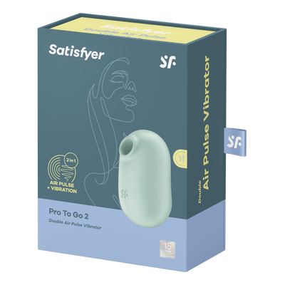Vibrador Satisfyer Feminino Portátil – Satisfyer Pro To Go 2 com Dupla Estimulação